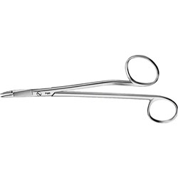 NEEDLE HOLDER Gillies with scissors BM298R 150mm