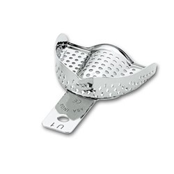 Stainless Steel Impression Tray Perforated Upper Size 1