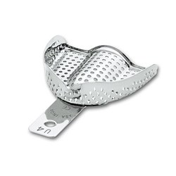 Stainless Steel Impression Tray Perforated Upper Size 4