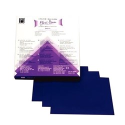 HYGENIC Flexi Dam Non Latex Med Purple 152x152mm Box of 30