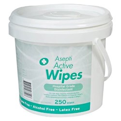 ASEPTI Active Disinfectant Wipes Pail 325 x Wipes
