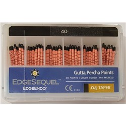 EdgeSEQUEL GP 04 Taper Size 40 Pack of 60