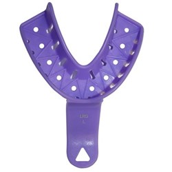 SHAPE Mouldable Impression LL Trays disposable purple Pk 12