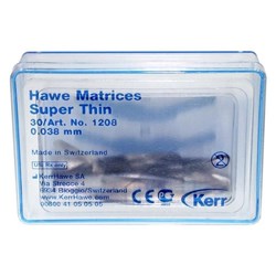 HAWE Matrices Super Thin #1208 .038mm Thin Pack of 30