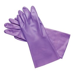Gloves LILAC UTILITY Nitrile Size 9 Large 3 pairs