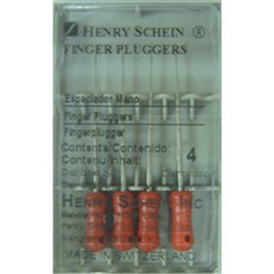 Finger Plugger HENRY SCHEIN 25mm Red Pack of 4