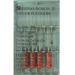 Finger Plugger HENRY SCHEIN 21mm Yellow Pack of 4