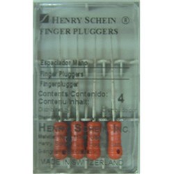Finger Plugger HENRY SCHEIN 21mm Red Pack of 4