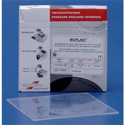 Scheu Bioplast - 125 x 1.5 mm - Clear Square, 10-Pack