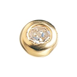Twinkles Round with Diamond 0,010ct Gold 22k