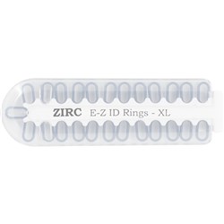 E Z ID Rings for Instruments XLarge White Pack of 25