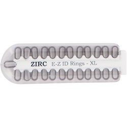 E Z ID Rings for Instruments XLarge Grey Pack of 25