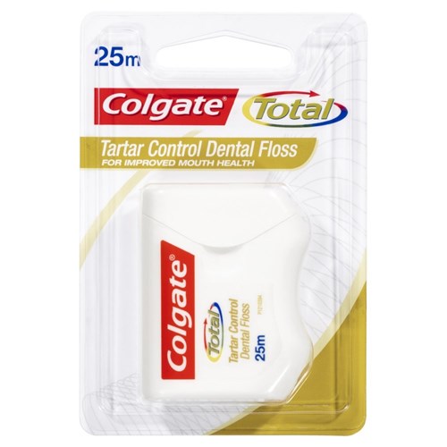 Colgate Total Tartar Control Dental Floss 25m x 6