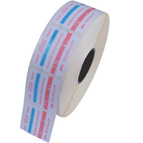 GKE LABEL Red Self Adhesive with Process Indicator x 750