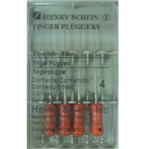 Finger Plugger HENRY SCHEIN 21mm Yellow Pack of 4