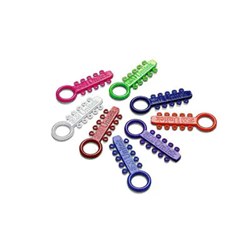 AlastiK Easy-To-Tie Ligature Ties Radical Red 100/Pk