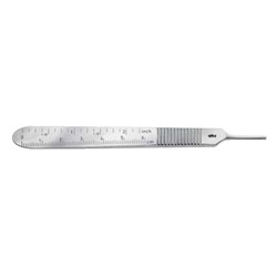 Scalpel HANDLE No 3 inches/cm graduated
