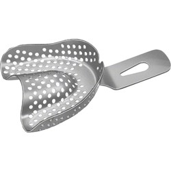 Stainless Steel Impression Tray Reg Upp 80x70mm Size 4