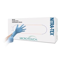 Ansell Gloves - Microtouch NitraTex EP - Nitrile - Non-Sterile - Powder Free - Extra Small, 100-Pack