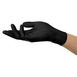 MICROFLEX MidKnight TOUCH Black Nitrile Gloves L x100