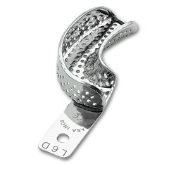 ASA Dental Stainless Steel Impression Tray - Partial Left - Size 6