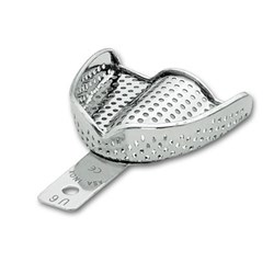Stainless Steel Impression Tray Perma Lock Upper Size 6