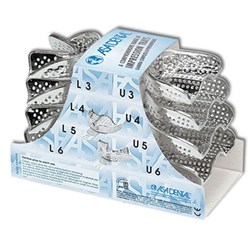 Stainless Steel Impression Tray Perfor Perma Lock Set 8