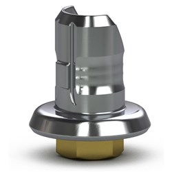 Single-Stage 3.5mm Hybrid Abutment Base Hexed