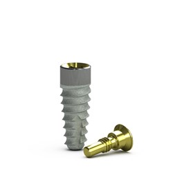 Tapered Internal Implant 3.8 x 10.5mm Mountless RBT+Laser-Lok