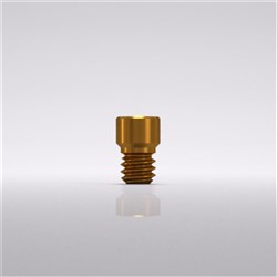 Lab prosthetic screw bar abutment hex brown anodized