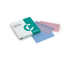 Coltene HySolate Fiesta Dental Dam - Latex - Assorted - Heavy - 152mmx152mm, 36-Pack