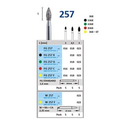 Diamond Bur HORICO #257-023 Bud RA x 1