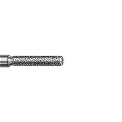 Komet Diamond Bur - 836KR-010 - Cylinder Parallel Shoulder - High Speed, Friction Grip (FG), 5-Pack