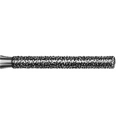 Komet Diamond Bur - 842R-018 - Extra Long - Cylinder Round - Straight (HP), 1-Pack