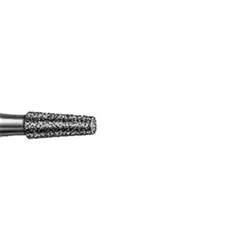 Komet Diamond Bur - 845-012 - Short Flat End Taper - High Speed, Friction Grip (FG), 5-Pack