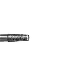 Komet Diamond Bur - 845KR-016 - Tapered Round Edge - High Speed, Friction Grip (FG), 5-Pack