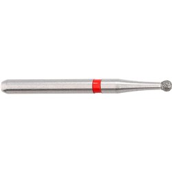 Komet Diamond Bur - 8801-012 - Round - Fine Red - High Speed, Friction Grip (FG), 5-Pack