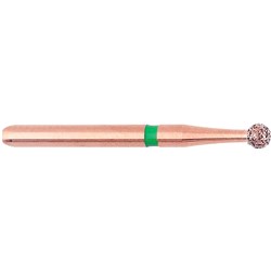 Komet DIAO Diamond Bur - KP6801-018 - Round - High Speed, Friction Grip (FG), 5-Pack