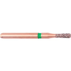 Komet DIAO Diamond Bur - KP6830L-012 - Pear Long - High Speed, Friction Grip (FG), 5-Pack