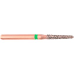 Komet DIAO Diamond Bur - KP6878K-014 - Tapered Chamfer Torpedo - High Speed, Friction Grip (FG), 5-Pack