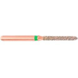 Komet DIAO Diamond Bur - KP6879-012 - Long Torpedo Tapered Chamfer - High Speed, Friction Grip (FG), 5-Pack