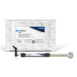 DMG EcuSphere Flow - Universal Composite System - Shade A20 - 1.5g Luer Lock Syringe, 2-Pack