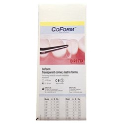 Directa CoForm - Pre-Formed Transparent Celluloid Matrices - Asst Kit B - 8 Sizes, 64-Pack