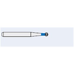 Ecoline Diamond Bur - 801-012 - Round - High Speed, Friction Grip Short (FGS), 50-Pack