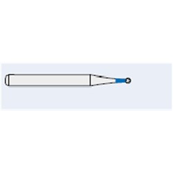 Ecoline Diamond Bur - 801-008 - Round - High Speed, Friction Grip (FG), 50-Pack