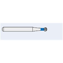 Ecoline Diamond Bur - 801-014 - Round - High Speed, Friction Grip (FG), 50-Pack