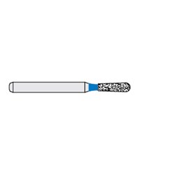 Ecoline Diamond Bur - 830-014 - Pear - High Speed, Friction Grip (FG), 50-Pack