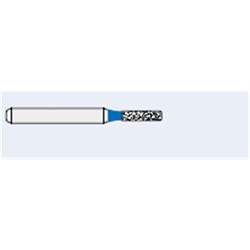 Ecoline Diamond Bur - 835-010 - Short Cylinder - High Speed, Friction Grip Short (FGS), 50-Pack