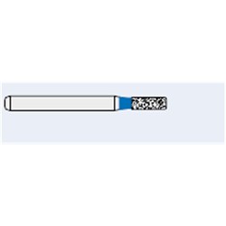Ecoline Diamond Bur - 835-013 - Short Cylinder - High Speed, Friction Grip (FG), 50-Pack