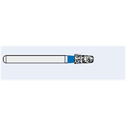 Ecoline Diamond Bur - 845KR-018 - Short Flat End Taper - High Speed, Friction Grip (FG), 50-Pack
